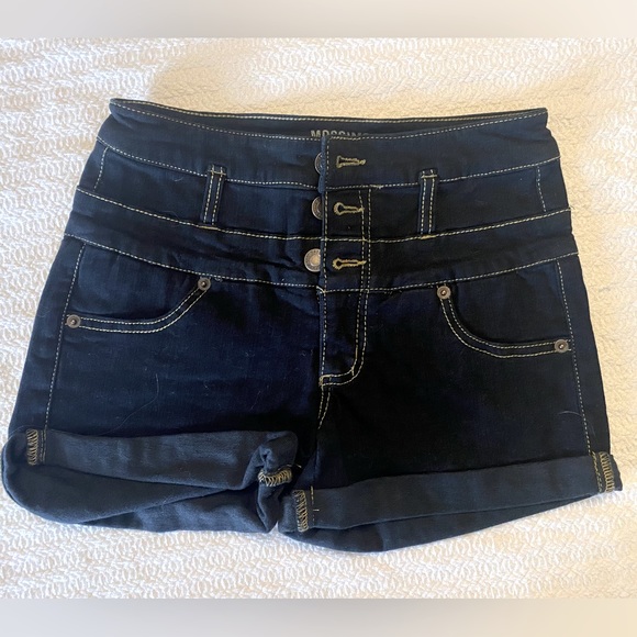 Massimo supply company high waisted shorties. 2/26. Excellent condition. - Picture 1 of 5
